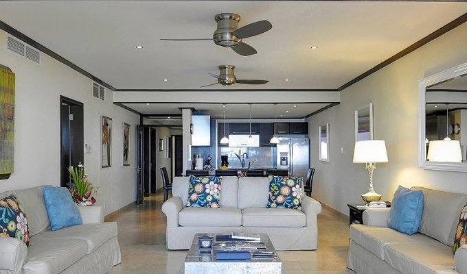Location Ile de la Barbade luxueux appartement sur la plage terrasse privée et jacuzzi