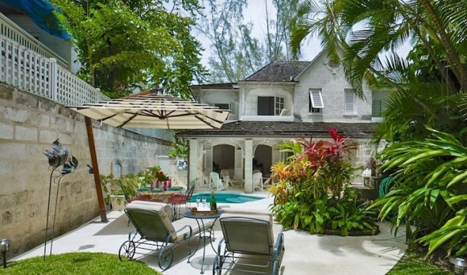 Location villa ile de la Barbade sur la plage piscine privée - Caraibes -  