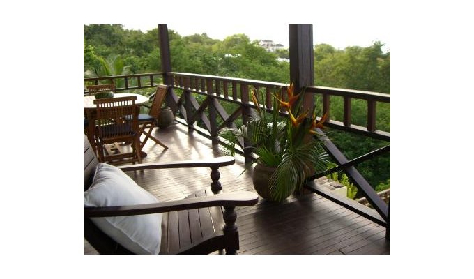 Location maison Sainte Lucie piscine privée - Cap Estate - Antilles -