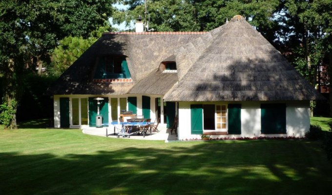 Location Villa vacances Le Touquet piscine privée chauffée en foret 