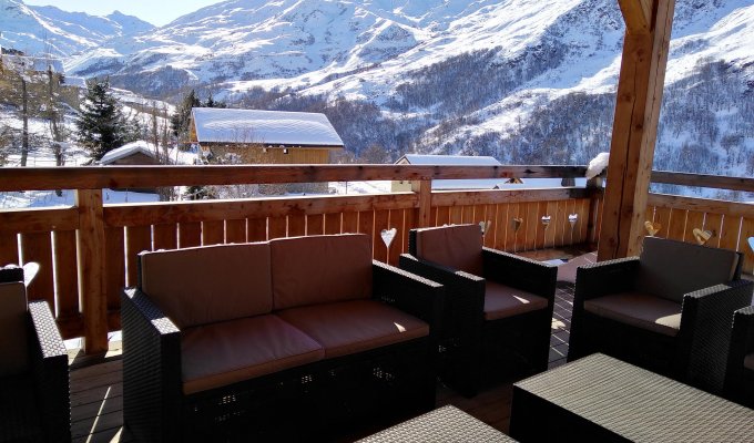 Location Chalet Luxe Les Menuires station de ski Les 3 Vallées Jacuzzi Sauna