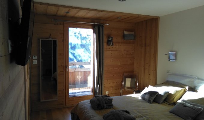 Location Chalet Luxe Les Menuires station de ski Les 3 Vallées Jacuzzi Sauna