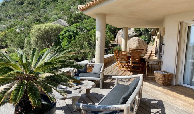 Location Luxe Villa Porto Vecchio 8 Pers avec Piscine Privee Face a la Mer en Corse