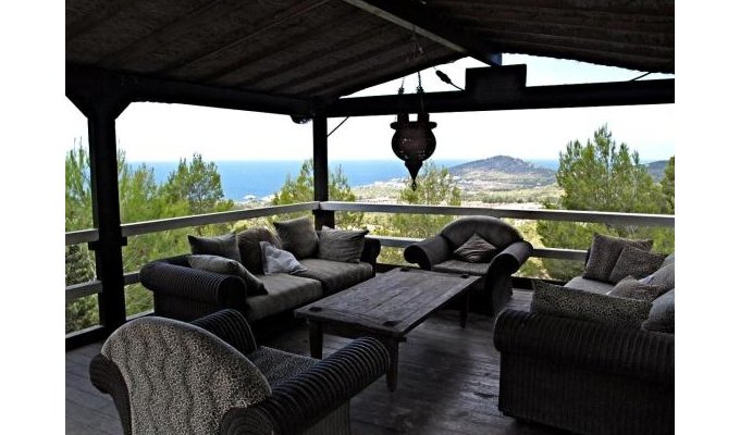 Location Villa Ibiza Piscine Privée Bord de Mer Cala d'Hort Iles Baléares Espagne