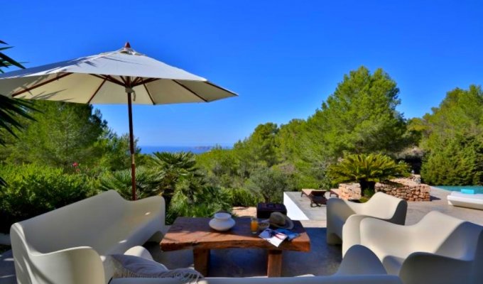 Location Villa de Luxe Ibiza Piscine Privée Bord de Mer Cala Tarida Iles Baléares Espagne