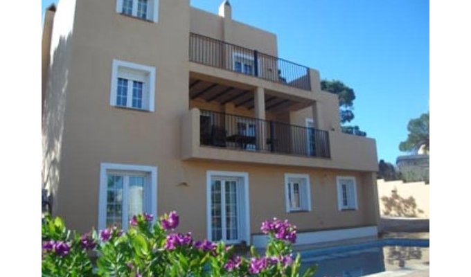 Location villa Ibiza piscine privée bord de mer - Cala Vadella (Îles Baléares)