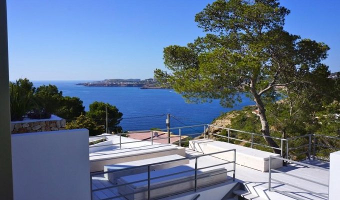 Location Villa de Luxe Ibiza Piscine Privée Pieds dans l'Eau Cala Moli Iles Baléares Espagne