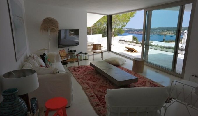 Location Villa de Luxe Ibiza Piscine Privée Pieds dans l'Eau Cala Moli Iles Baléares Espagne