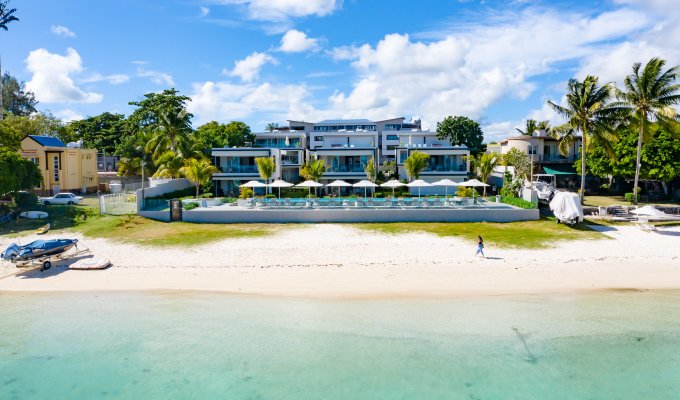 Ile Maurice Location Penthouse plage de Trou aux Biches pieds dans l'eau