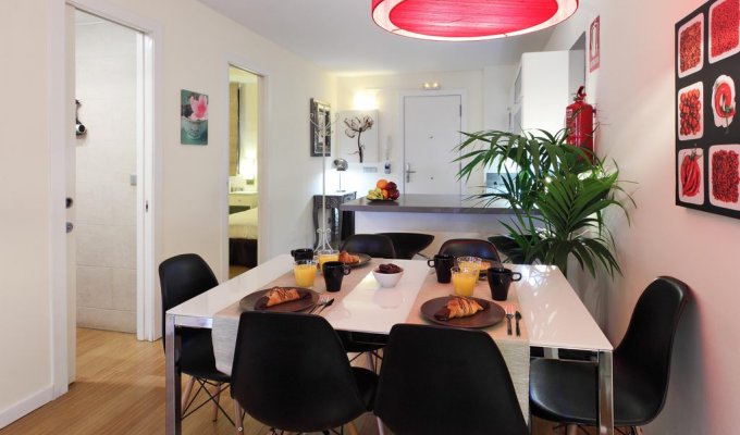 Location appartement barcelone Las Ramblas Wifi climatisation