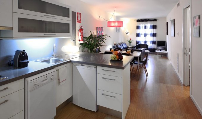 Location appartement barcelone Las Ramblas Wifi climatisation