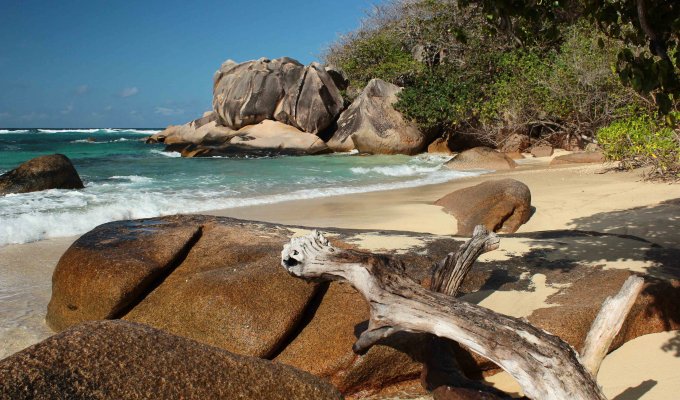 Location villa Praslin sur la plage, Seychelles