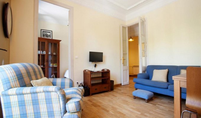 Location appartement Barcelone Eixample balcon Wifi climatisation