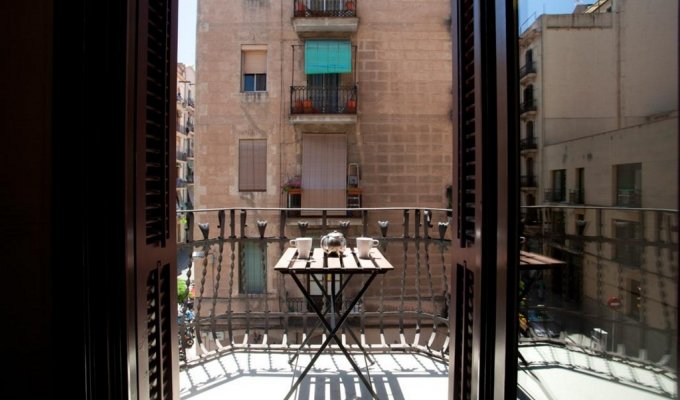 Location appartement Barcelone Montjuic balcon Wifi climatisation