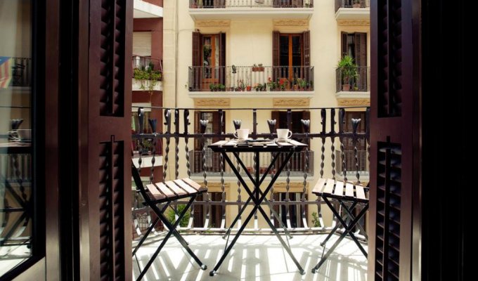 Location appartement Barcelone Montjuic balcon Wifi climatisation