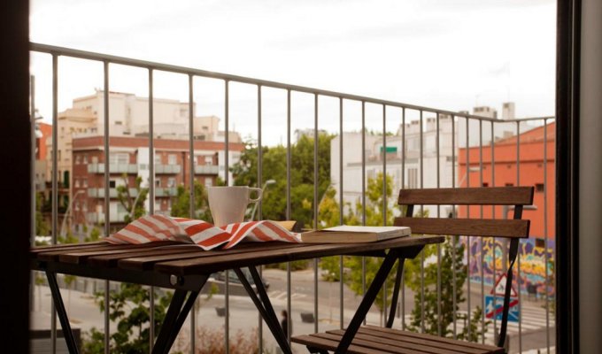 Location appartement Barcelone Plaza España Wifi balcon climatisation