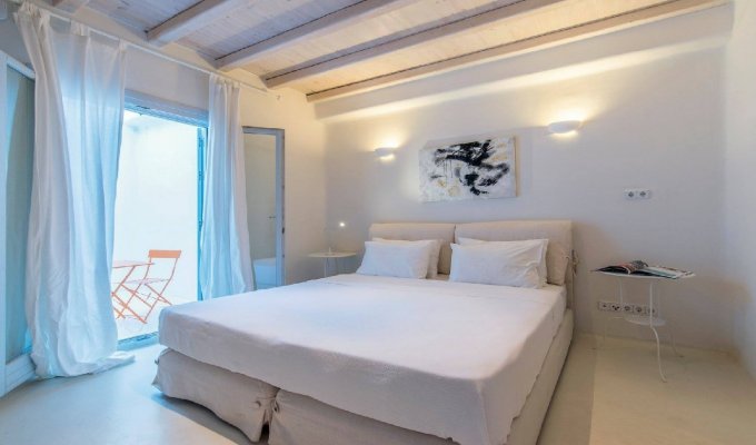 Location villa Mykonos avec piscine privée et vue mer pour 18 pers