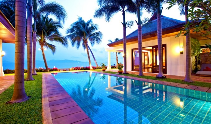 Villa de luxe en bord de mer Koh Samui, Maenam Beach