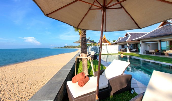 Location Villa Koh Samui sur la plage à Maenam