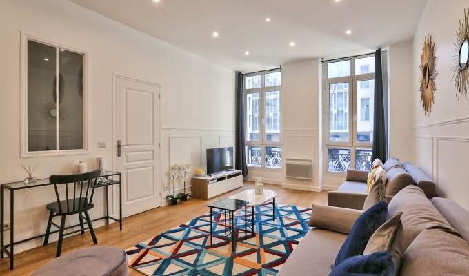 Location Appartement Luxe Paris Opera Grands Boulevards pour Séjour Groupe, Famille et Entreprise