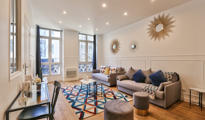 Location Appartement Luxe Paris Opera Grands Boulevards pour Séjour Groupe, Famille et Entreprise