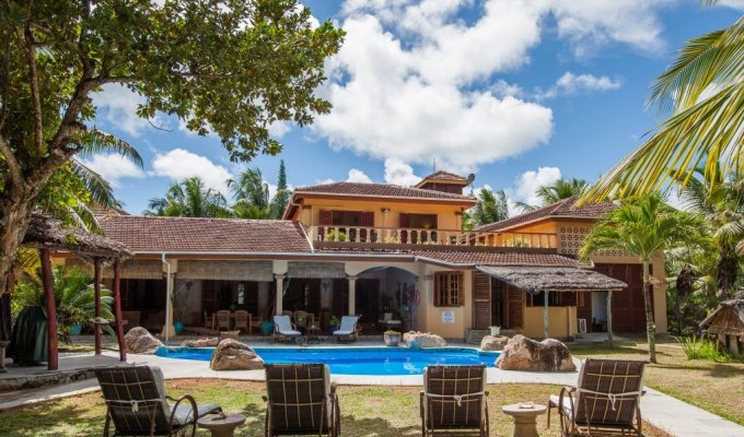 Location Villa sur la Plage à Praslin, Seychelles