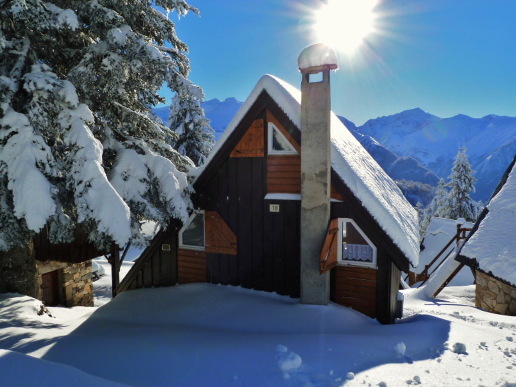 location chalet ski guzet