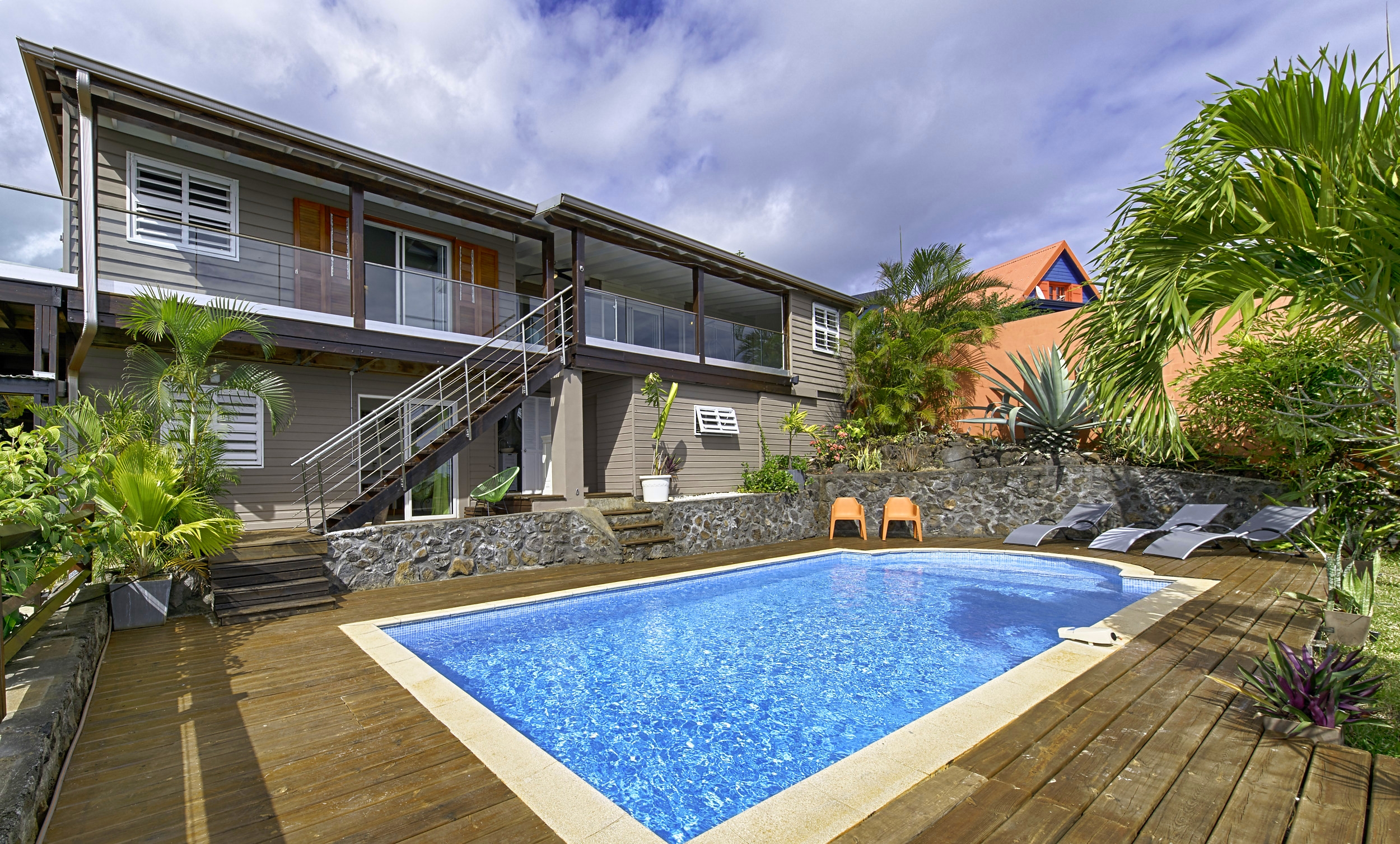 Location Villa Saint Leu Ile de la Reunion Vue Mer et Piscine