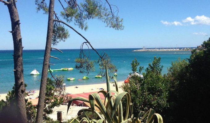 Location Villa Solenzara 11 Pers Vue Mer et Port Acces Prive A La plage Corse