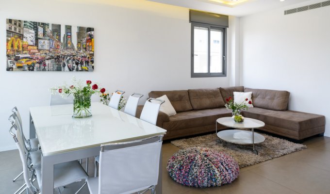 Israel Location Vacances Appartement Luxe à Tel Aviv 3 chambres à 80 m de la plage avec parking