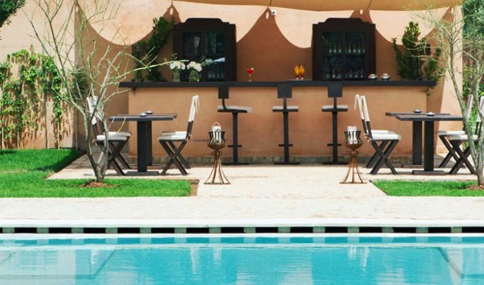 Piscine riad de luxe à Marrakech 