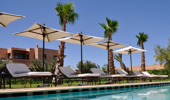 Piscine riad de luxe à Marrakech 