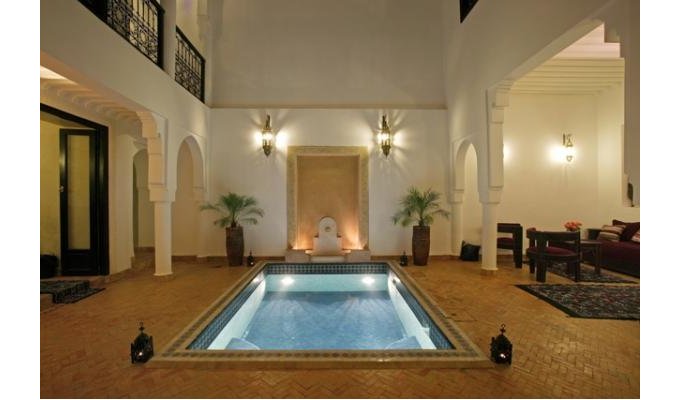 Piscine riad de charme à Marrakech