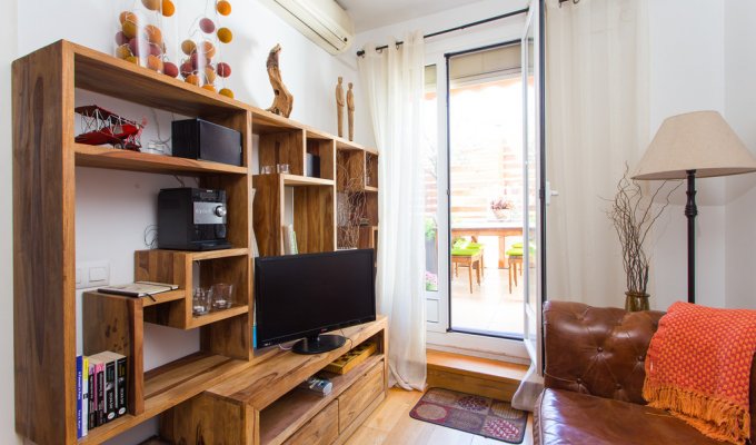 Location appartement barcelone Wifi terrasse climatisation