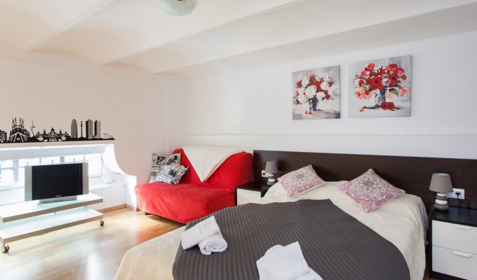 Location appartement barcelone Gracia Wifi climatisation