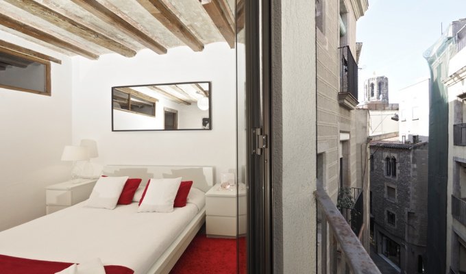 Location appartement barcelone Las Ramblas Wifi climatisation balcon