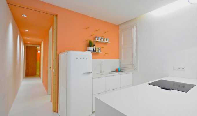 Location appartement barcelone Eixample balcon Wifi 