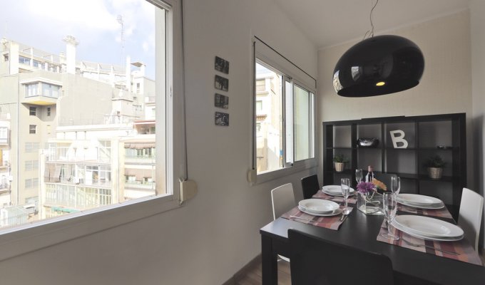 Location appartement barcelone Wifi Plaza Cataluña climatisation