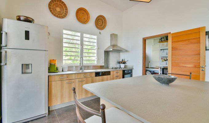 Location Villa Guadeloupe pieds dans l’eau piscine privée Saint François