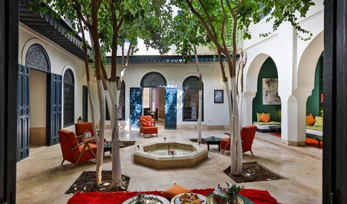 Chambre riad de luxe à Marrakech