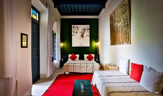 Chambre riad de luxe à Marrakech