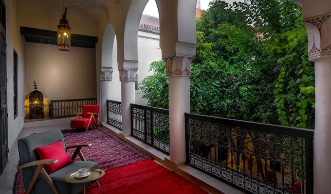 Patio riad de luxe à Marrakech