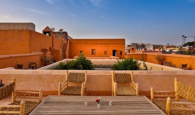 Patio riad de luxe à Marrakech