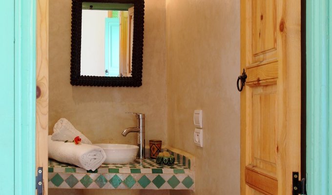 Salle de bain  Riad de Charme à Marrakech 