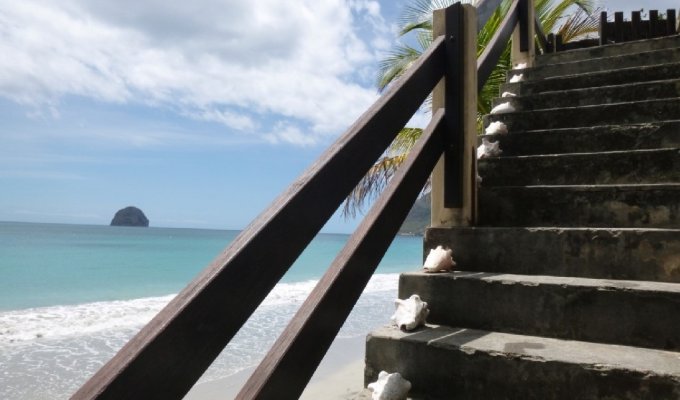 Location Villa Martinique Le Diamant  sur la plage