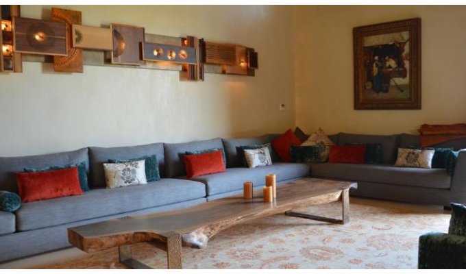 Salon villa de luxe à Marrakech