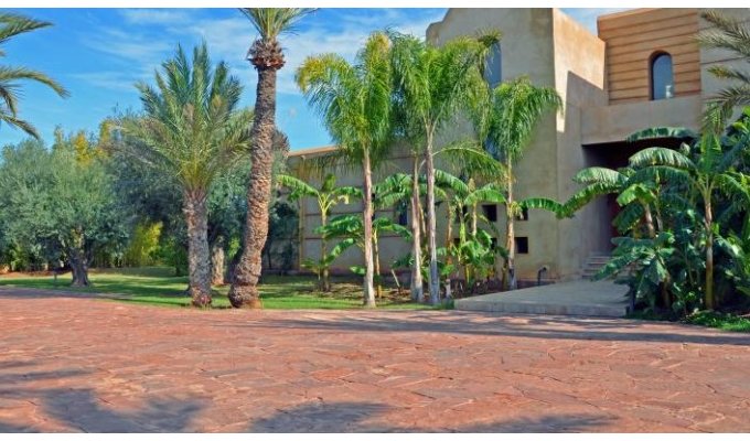 Jardin villa de luxe à Marrakech