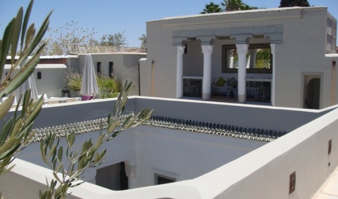 Terrasse  riad de charme à Marrakech 