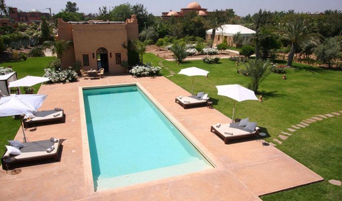 Piscine villa de luxe à Marrakech 