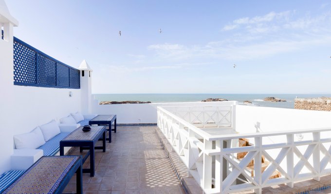 Terrasse Riad de charme à Essaouira 